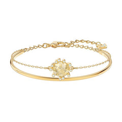 Swarovski Crystal Olive Golden Yellow Crystal Bangle Bracelet - LAST IN STOCK