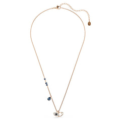 Symbolica pendant Eye, Multicolored, Rose gold-tone plated