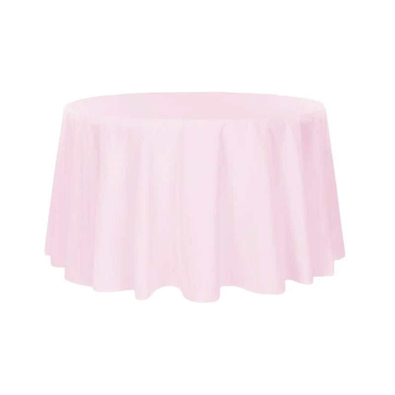 Elegant Round Pink Table Cloth RENTAL
