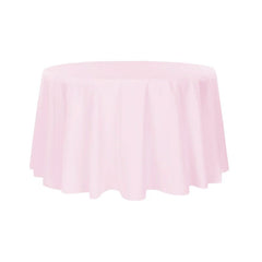 Elegant Round Pink Table Cloth RENTAL