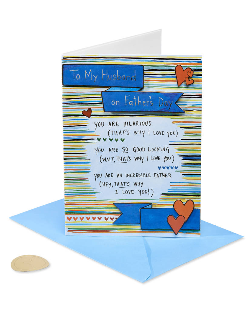 Why I Love You Father’s Day Greeting Card for Husband