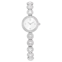Una Angelic watch Crystal bracelet, Silver tone, Stainless steel