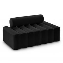 Valentina Loveseat - Black RENTAL