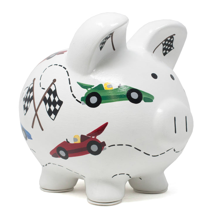 Vroom Race Car Piggy Bank