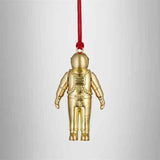 2024 Christmas Spaceman Golden Ornament