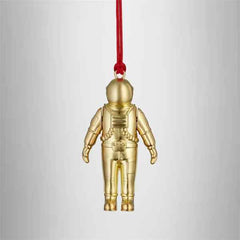 2024 Christmas Spaceman Golden Ornament