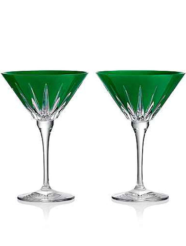 2025 New Year Martini Firework Set of 2 Green