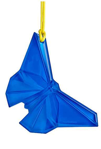 2024 Christmas Origami Butterfly Blue Ornament