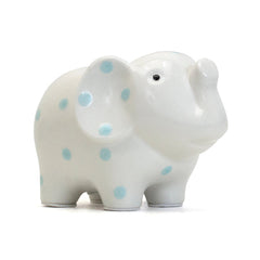 White Elephant With Blue Polka Dots