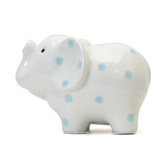 White Elephant With Blue Polka Dots