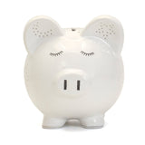 White Night Light Pig