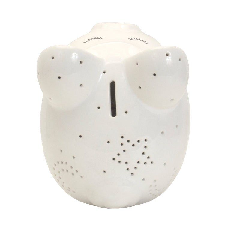 White Night Light Pig