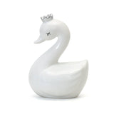 White Swan With Silver Crown