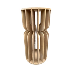 Wooden Round Slotted Pedestal RENTAL
