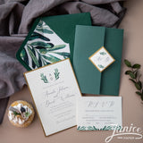 Affordable Romantic Pocket Wedding Invitation