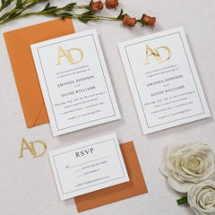 Minimalist Border Invitation Set