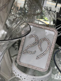 Crystal Elegance Table Number Frame - Double Digits Option - 36.00