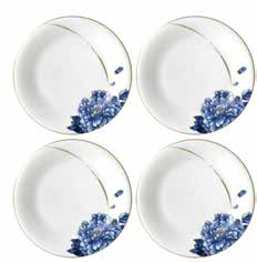 Emperor Flower Canapé Plate set of 4