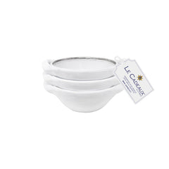 Rustica Antique White Mini Two Handled Bowls