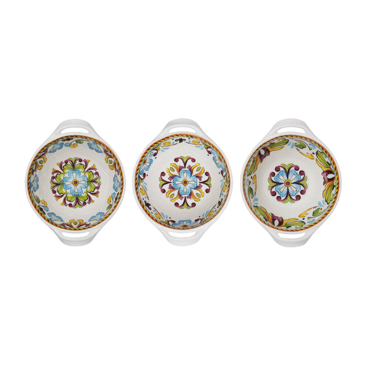 Toscana Mini Two Handled Bowls Set of 3