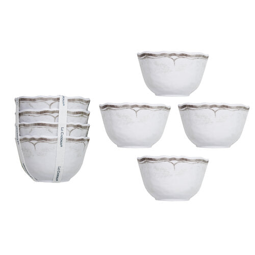 Le Cadeaux Rustica Antique White Dessert Bowls (Set of 4) - 20% OFF