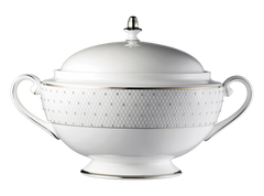 Princess Platinum Covered Vegetable Bowl / Soup Tureen