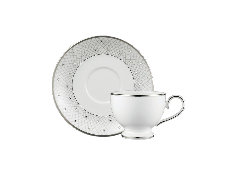 Princess Platinum Espresso Cup &amp; Saucer