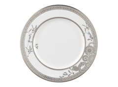 Platinum Leaves Dinner Plate Platinum