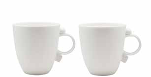 Geometrica White Mug set of 2