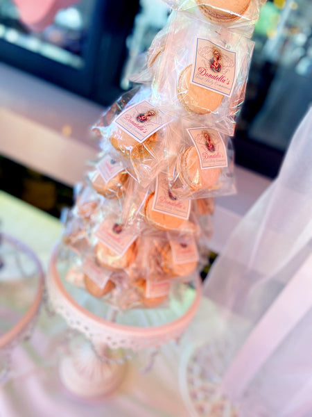 Personalized Wrapped French Macaron Tower Rental