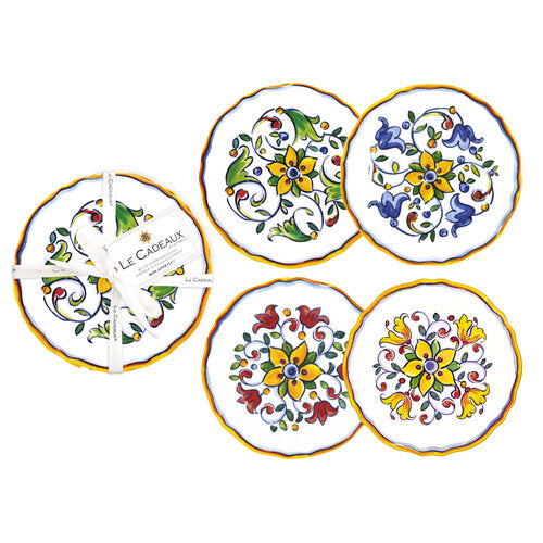 Le Cadeaux Capri Appetizer Plates (Set Of 4) - 20% OFF