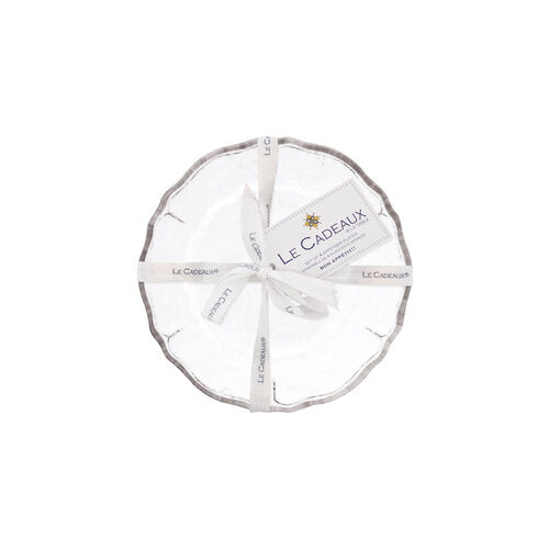 Rustica Antique White Appetizer Plates (Set Of 4)