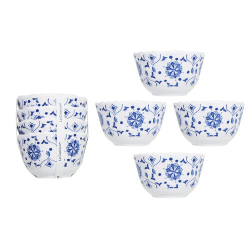 Le Cadeaux Moroccan Blue Dessert Bowls (Set Of 4) - 20% OFF