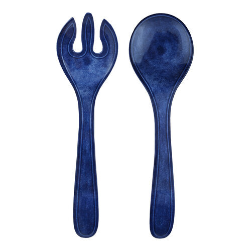Le Cadeaux Campania Blue Salad Servers - 20% OFF