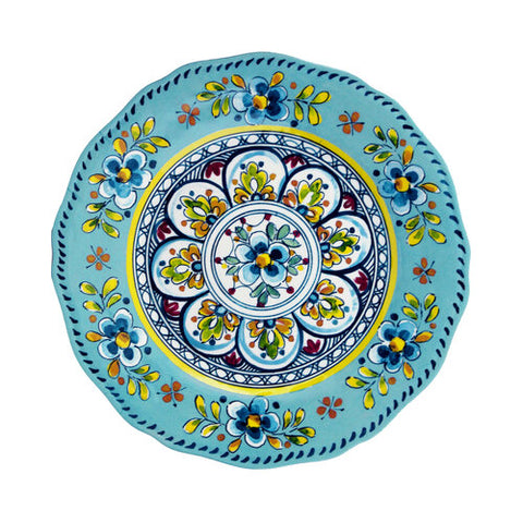 Le Cadeaux Madrid Turquoise Dinner Plate - 20% OFF