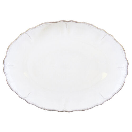 Le Cadeaux Rustica Antique White Oval Platter - 20% OFF