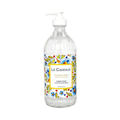 Le Cadeaux Rosemary Mint Fragrance Liquid Hand Was in Decorative Glass Bottle - 20% OFF