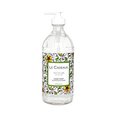 Le Cadeaux Zest of Lime Fragrance Liquid Hand Was in Decorative Glass Bottle - 20% OFF