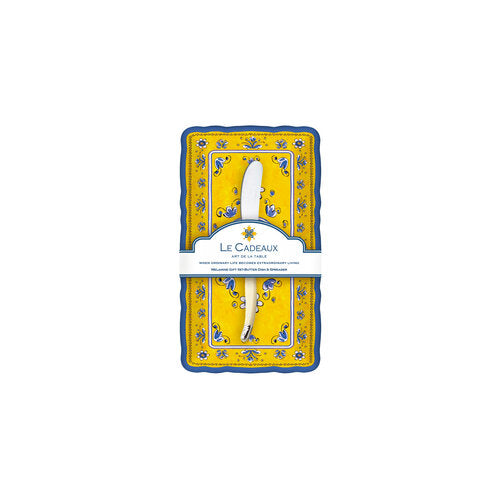 Le Cadeaux Benidorm Butter Dish and Spreader Gift Set - 20% OFF