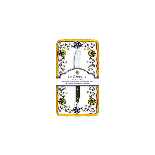 Le Cadeaux Capri Butter Dish and Spreader Gift Set - 20% OFF