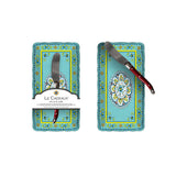 Madrid Turquoise Butter Dish and Spreader Gift Set