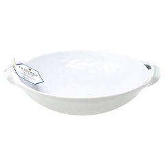 Bianco Per Tutti Large Two Handled Oval Bowl