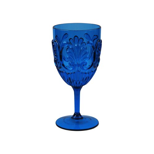 Le Cadeaux Fleur Wine Glass Blue - 20% OFF