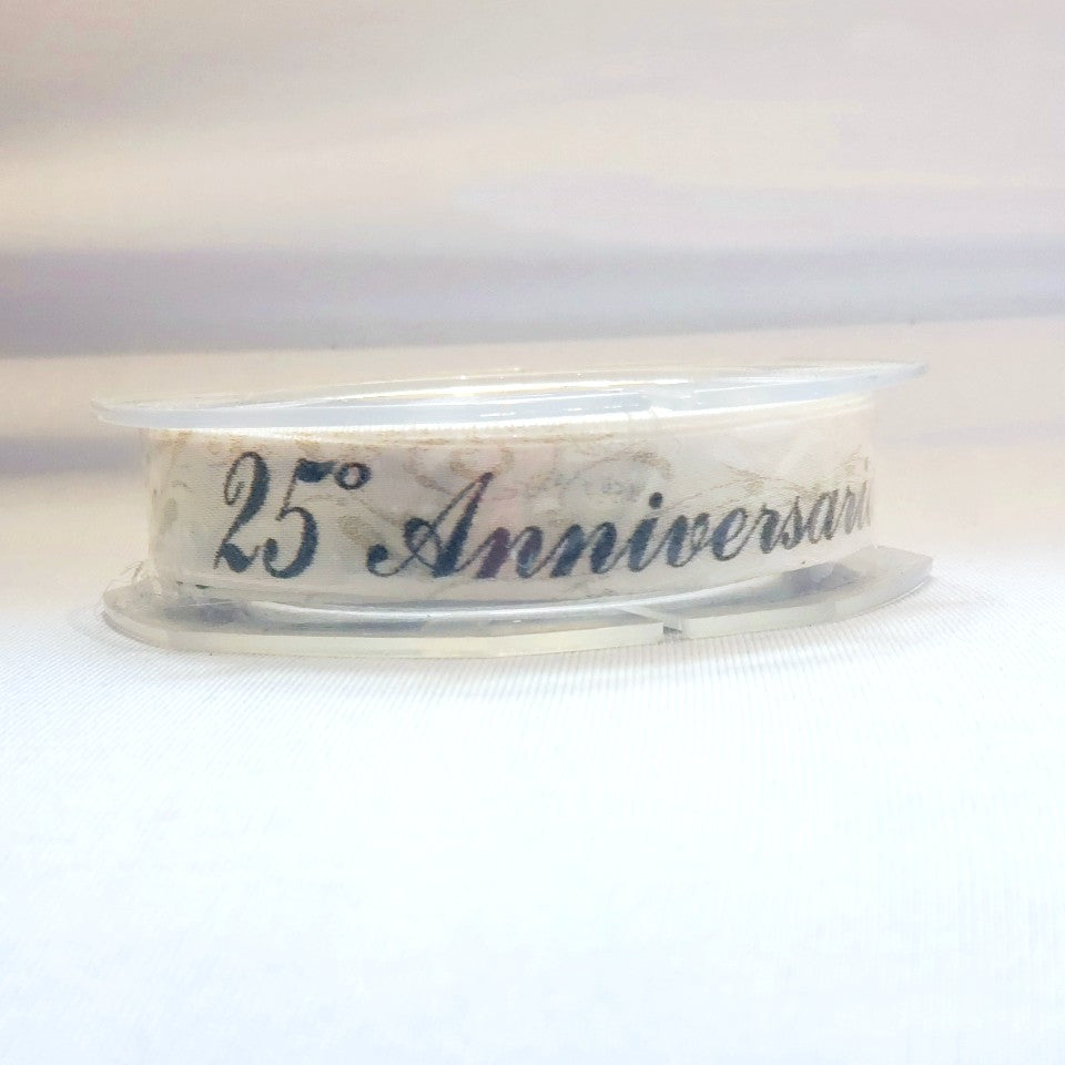 Decorative 25th & 50th Anniversary Ribbons