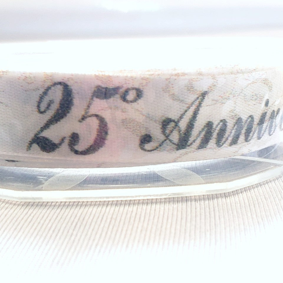 Decorative 25th & 50th Anniversary Ribbons