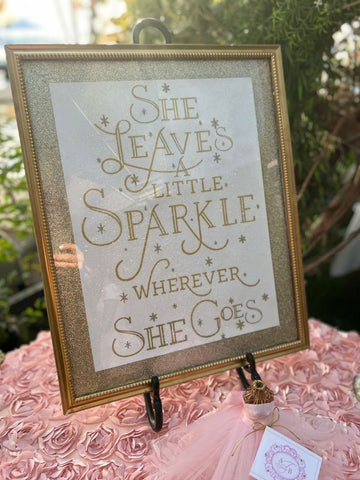Diamond Dusted Quotable Decorative Sign For Purchase