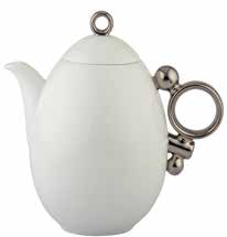 Geometrica Silver Teapot