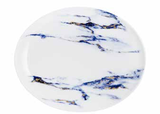 Marble Azure 12 in Oval Platter