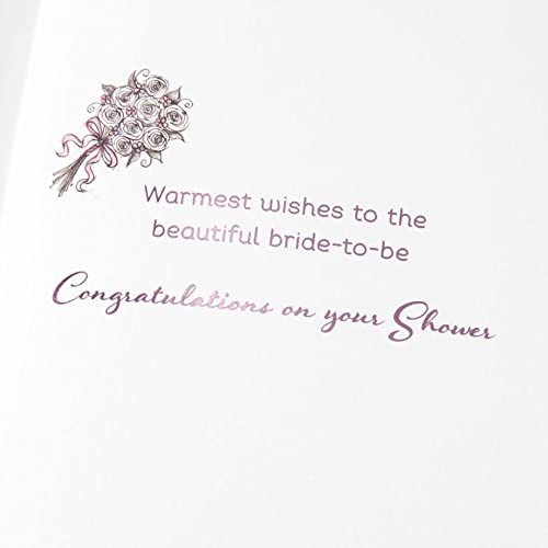 Lace Wedding Gown Wedding Shower Card