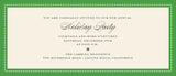 Christmas Twinkle Party Banner Die-Cut Personalized Invitations (Set of 50)